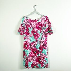 RARE Lilly Pulitzer Fiesta Ruffled Mini Dress Floal Jubilee Print Size 10